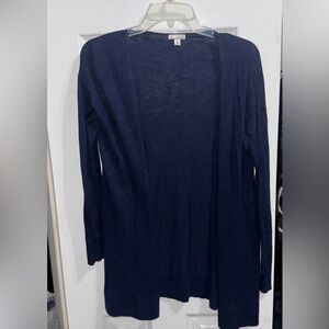GAP Women’s Blue Cardigan Sweater M Button Front Casual Layering Preppy